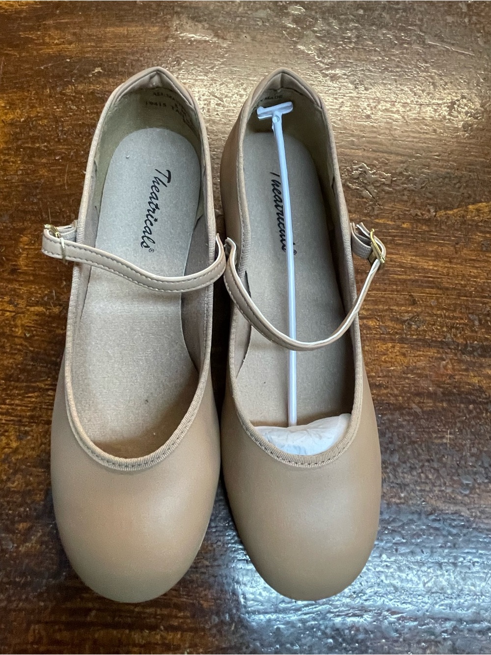 Theatricals Women's Tan Mary Jane Flats